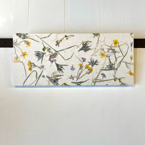 Art Panel 長方形 (45cmx20cm) お花 ④