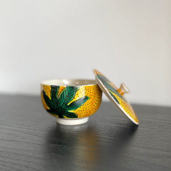 Tea bowl with lid, Kogutani copy